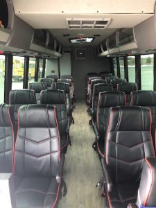 mini coach bus interior